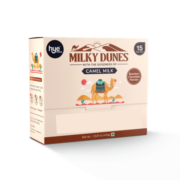 Milky Dunes Bourbon Chocolate Camel Milk Powder |15 x 30 pack 450 gms
