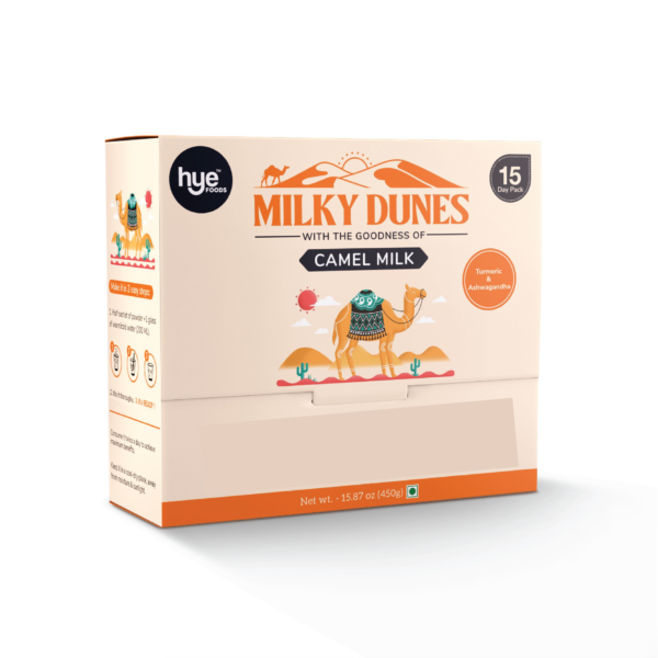 Milky Dunes Herbal Camel Milk Powder |15*30 pack 450 gms