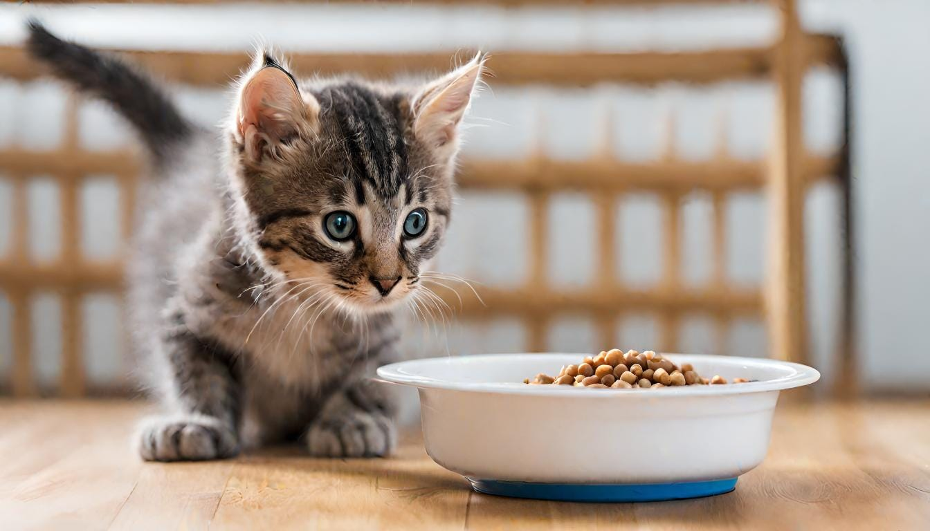 Can kittens eat adult food sale